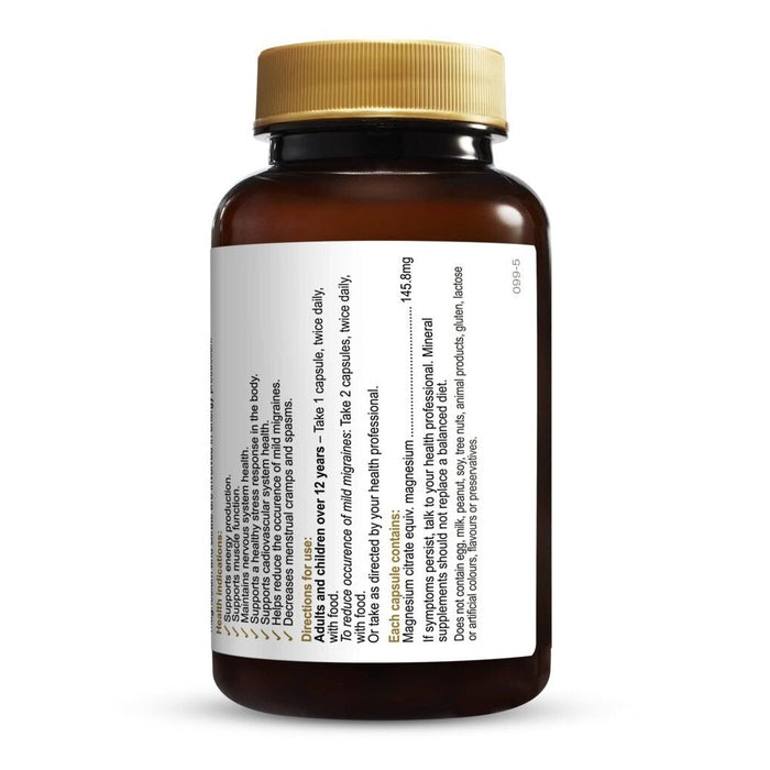 HERBS OF GOLD Magnesium Citrate 900 60v/c - Go Vita Burwood