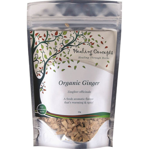 HEALING CONCEPTS Organic Ginger Tea 50g - Go Vita Burwood