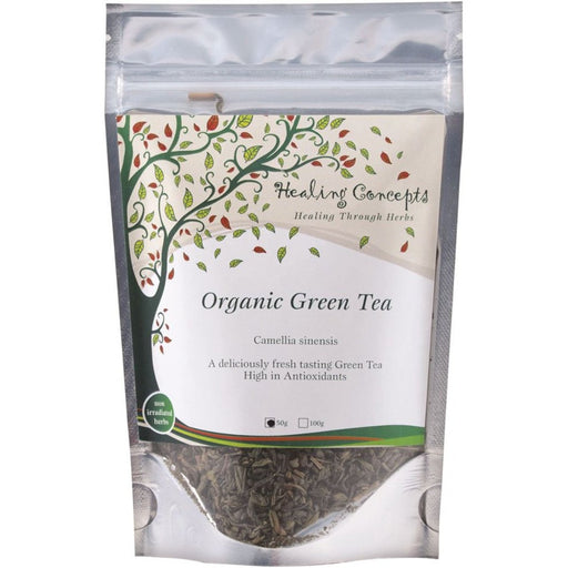 HEALING CONCEPTS Organic Green Tea 50g - Go Vita Burwood
