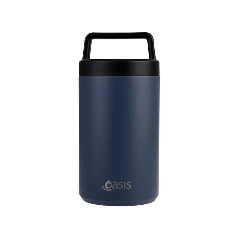 Oasis Food Flask with handle 700ml -Black