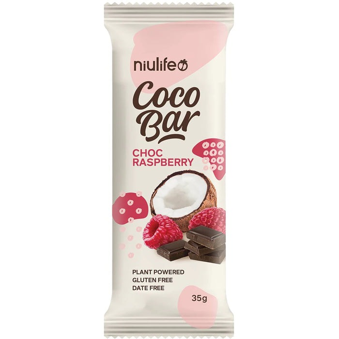 NIULIFE Coco Bar Choc Raspberry 35G