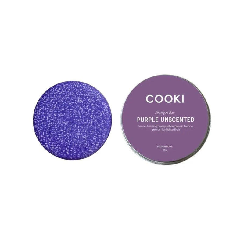 Cooki Haircare Purple Toning Shampoo Bar 65g
