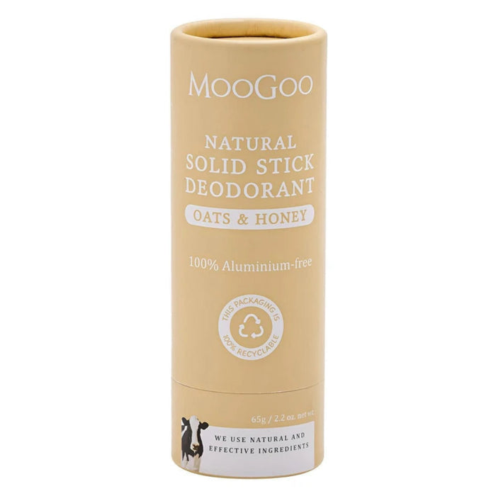 Moogoo Solid Stick Deodorant Oats & Honey 65g