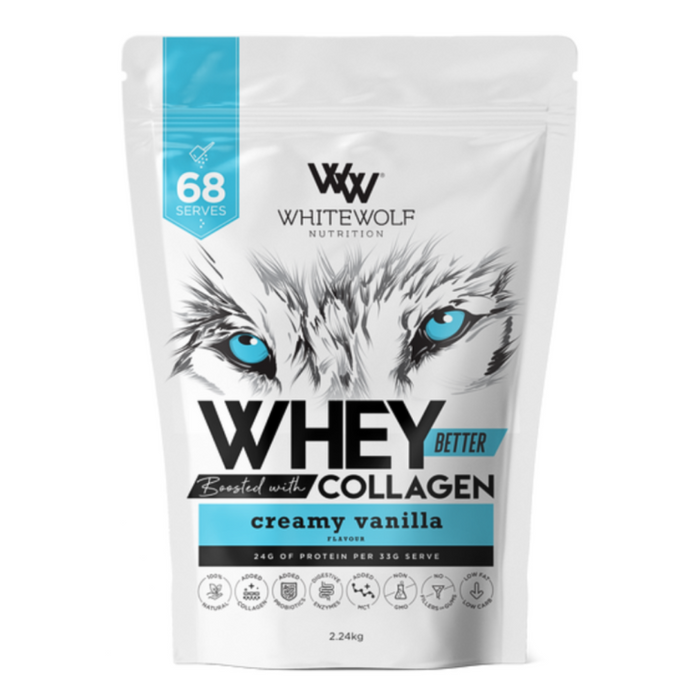 White Wolf Nutrition Whey Better Protein Creamy Vanilla 2.24kg