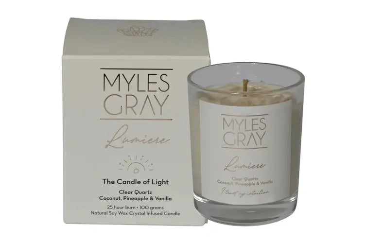 MYLES GRAY Crystal Soy Candle Co Vanilla