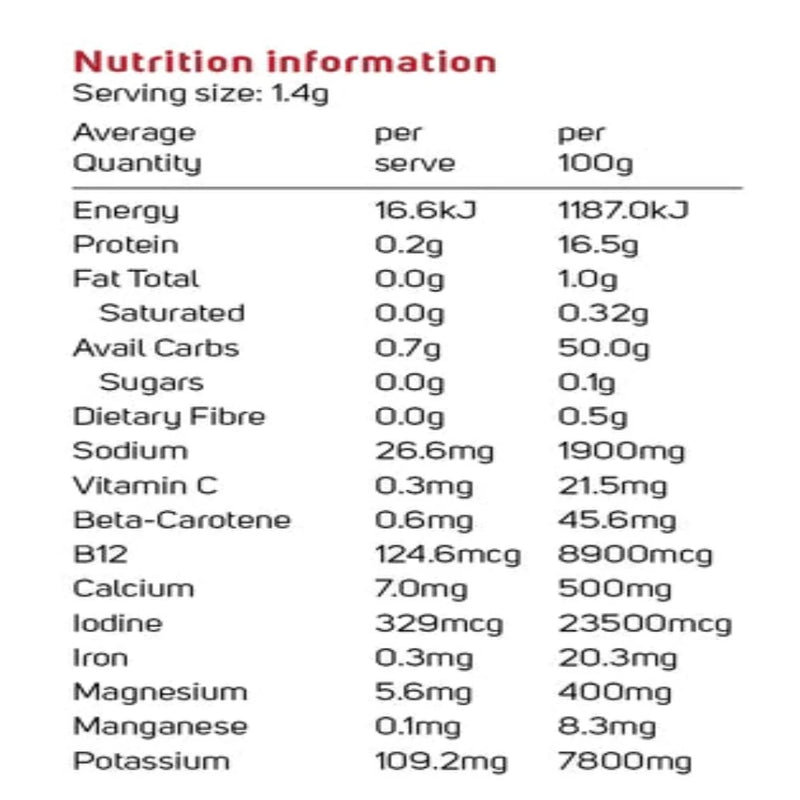 POWER SUPER FOODS Dulse Flake Org 40G
