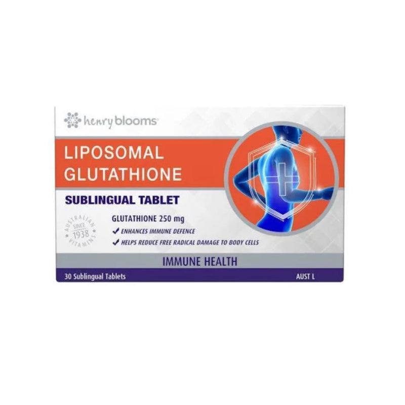 Henry Blooms Liposomal Glutathione 30 Sublingual Tab