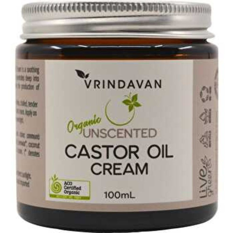 Vrindavan Castor Oil Cream Unscented 100ml