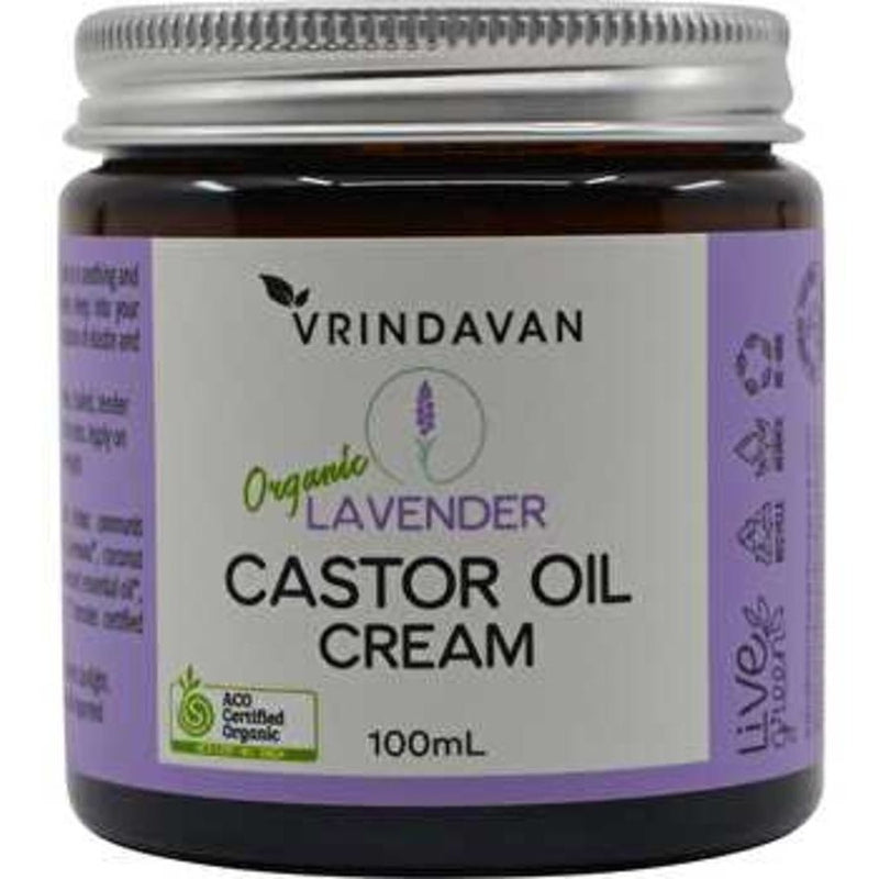 Vrindavan Castor Oil Cream lavender 100,l