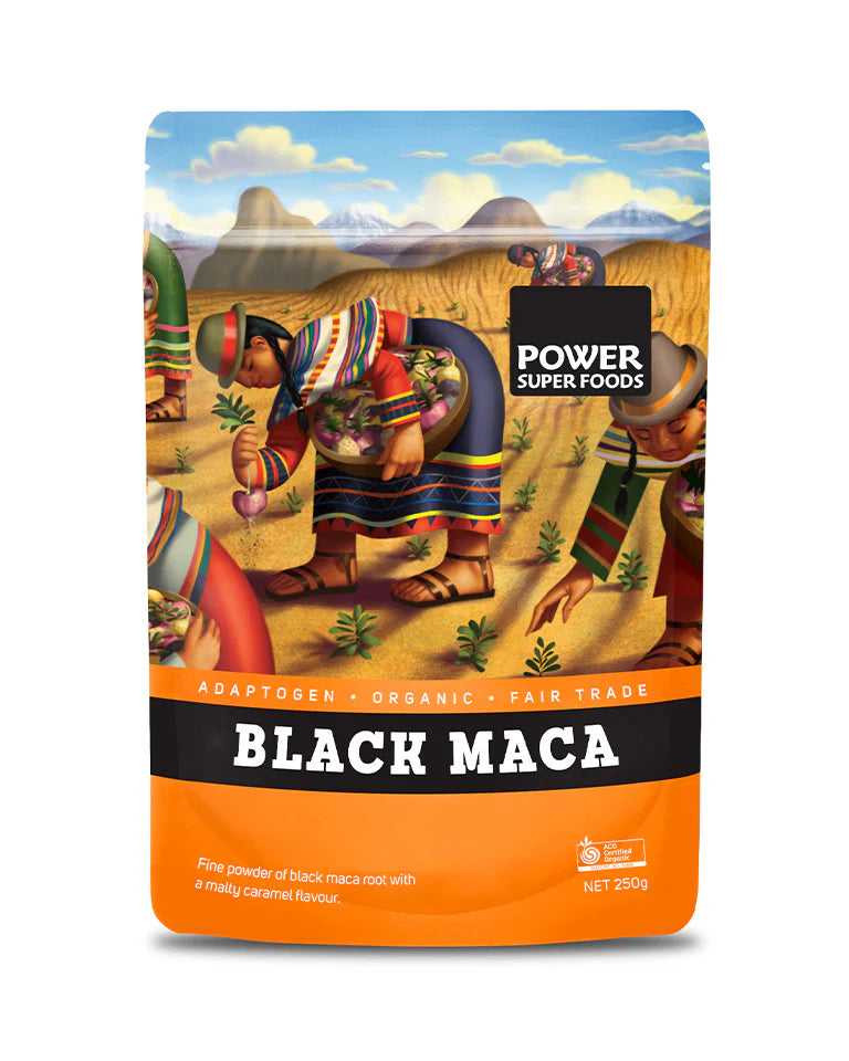 Power Super Foods Organic Black Maca powder 250g