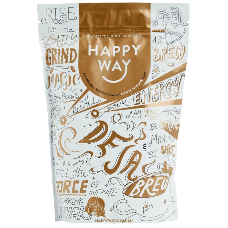 Happy way Whey Protein Powder Coffee 500g