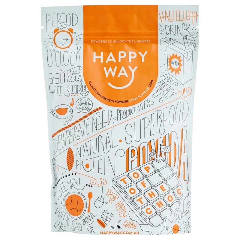 Happy Way Pea Protein Powder Chocolate 500g