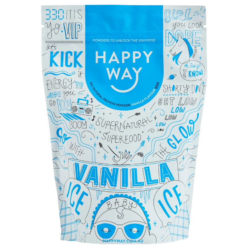 Happy Way Whey Protein Powder Vanilla 60g