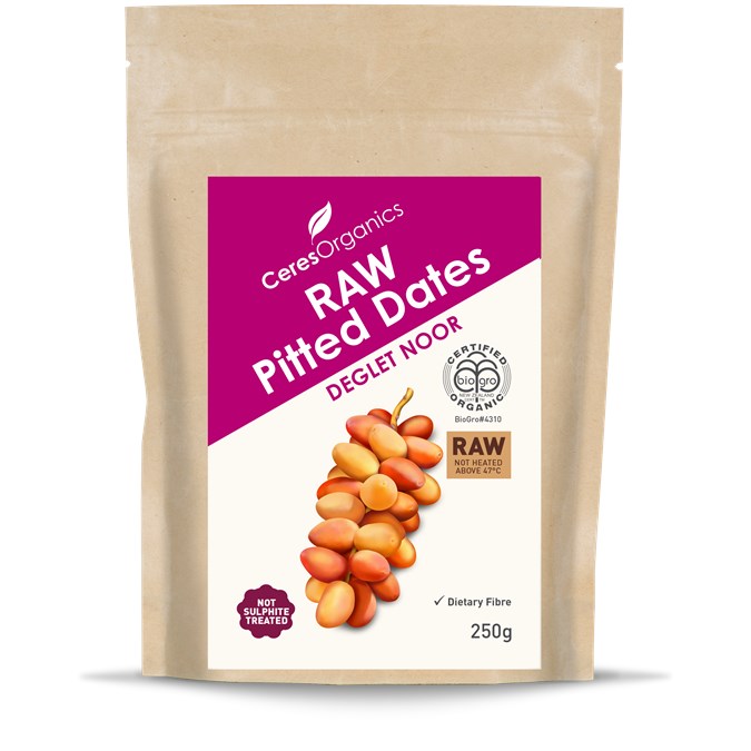 CERES ORGANICS Raw Pitted Dates 250g