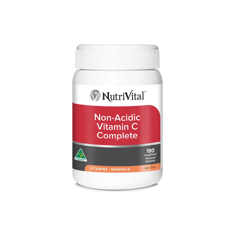 NUTRIVITAL Vitamin C Non-Acidic 180 tabs