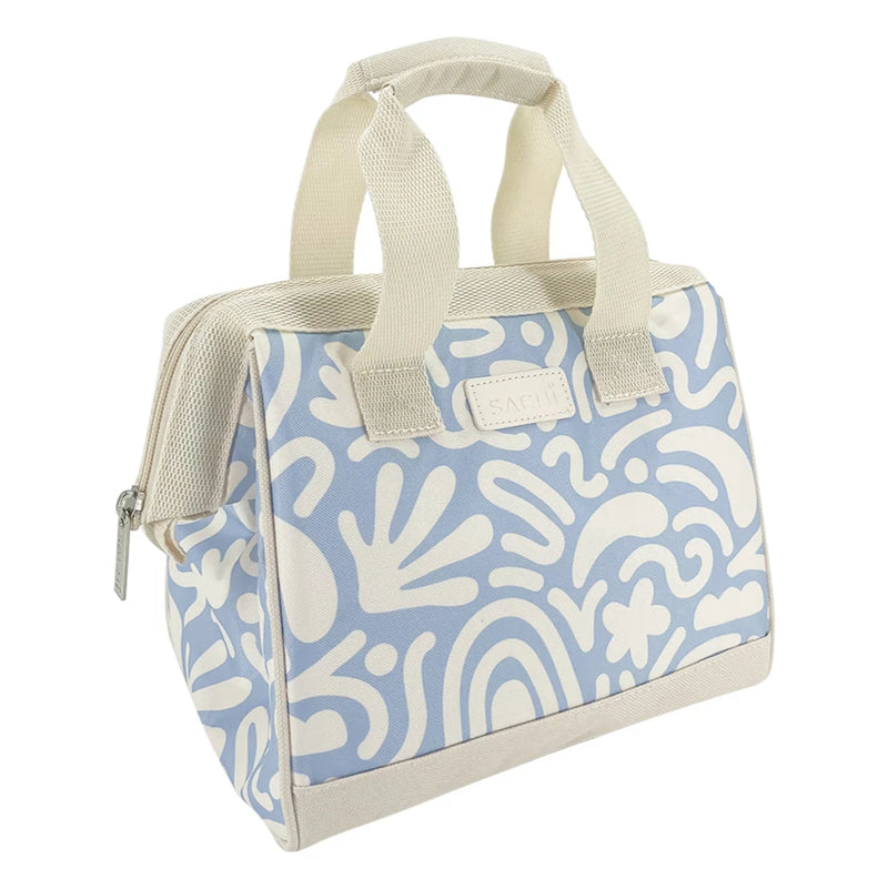 Sachi Insulated Lunch Bag Blue Squiggles