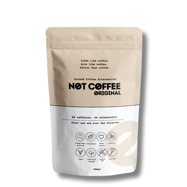 Not Coffee Now Original 200g – Caffeine-Free Coffee Alternative Ground Blend