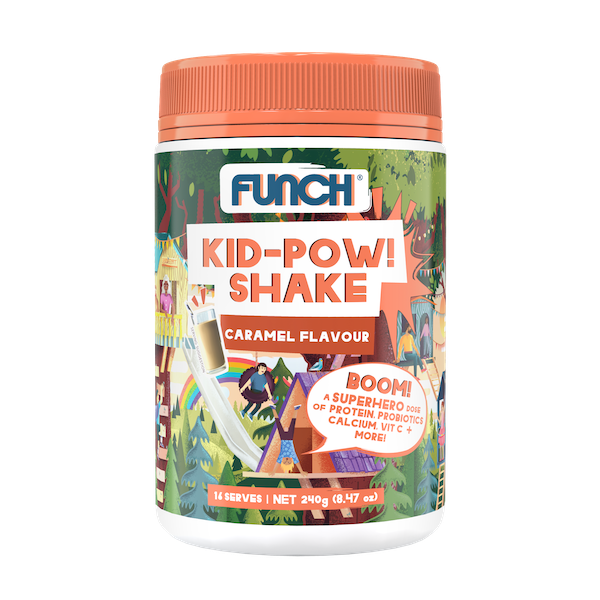 FUNCH KIDPOW Shake Caramel 240g