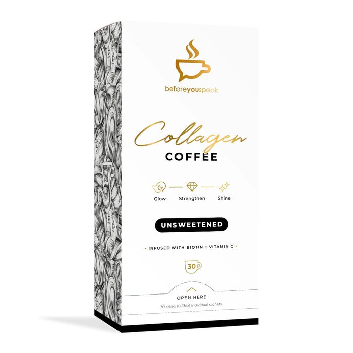 BEFOREYOUSPEAK Collagen Coffee Unsweet 30s