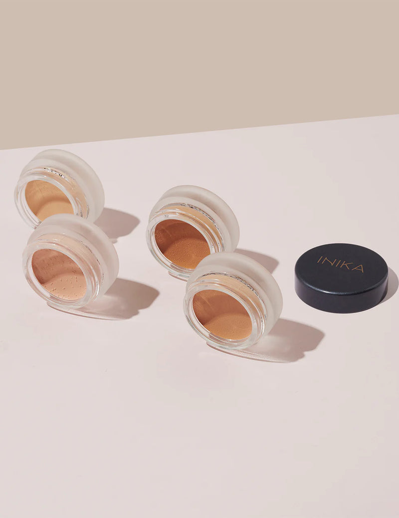 Inika Organic Full Coverage Concealer Sand – Natural Long-Wear Concealer for Dark Circles & Blemishes