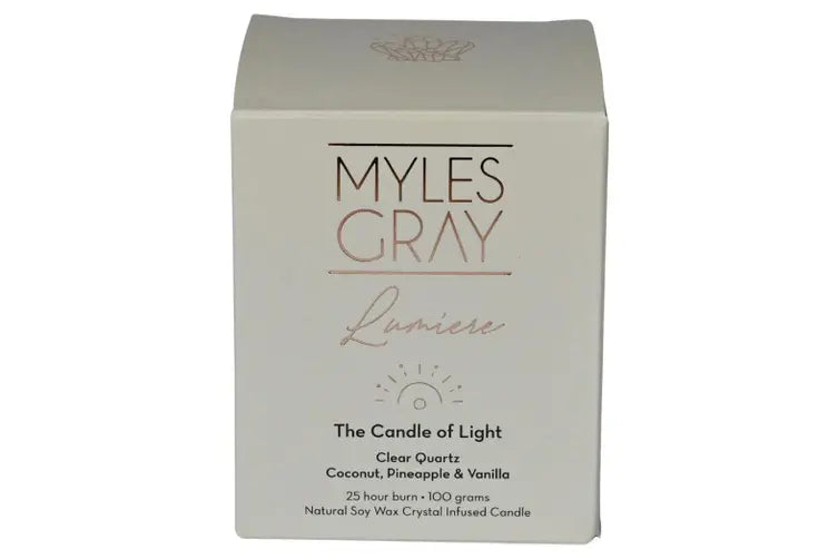 MYLES GRAY Crystal Soy Candle Co Vanilla