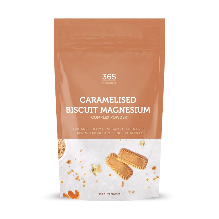 365 Nourish Caramelised Biscuit Magnesium Complex Powder 250g