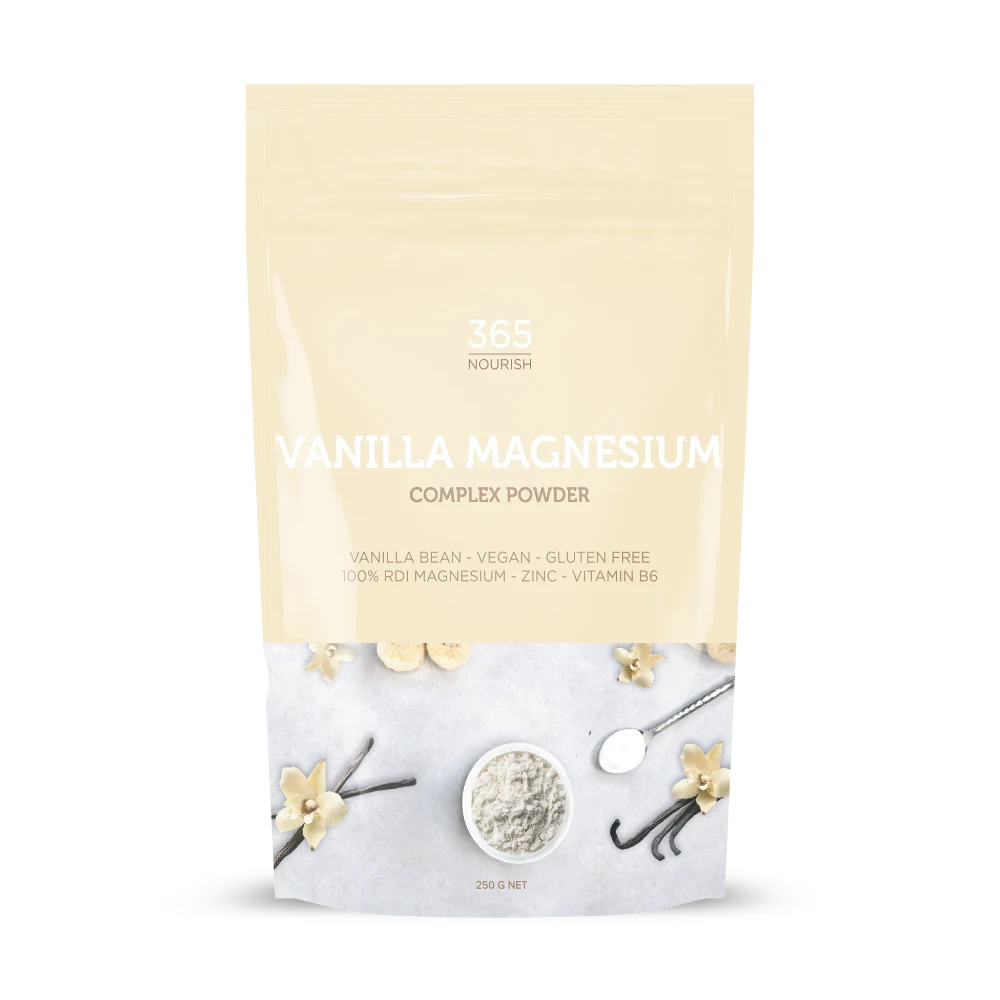 Go Comprex Powder 365 Nourish Vanilla Magnesium Complex Powder 250g — Go Vita Burwood