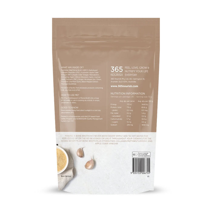 365 Nourish Bone Broth Collagen Powder 250g