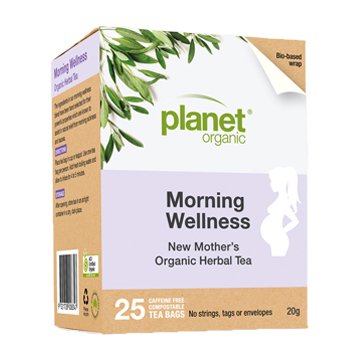 Planet Organic New Mother's Morning Wellness Herbal Tea Bags 25s
