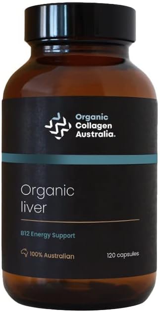 Organic Collagen Australia Organic Liver B12 Energy Boost 120 caps