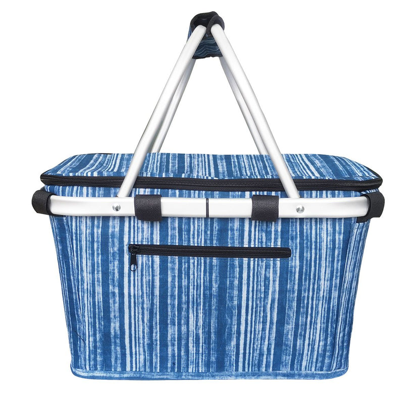 SACHI Insulated Basket W/Lid Blues
