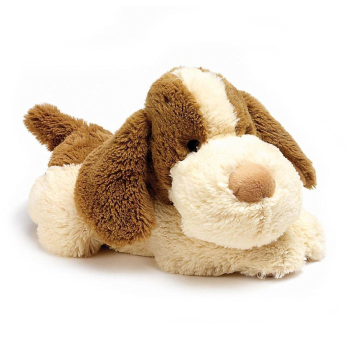 Warmies Heatable Soft Toy Laying  Patch Puppy