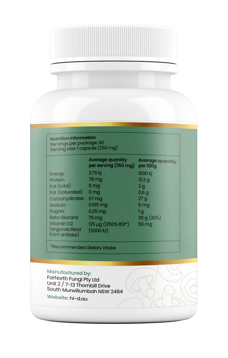 Hi - D Natural Vit D 5000IU 60 caps