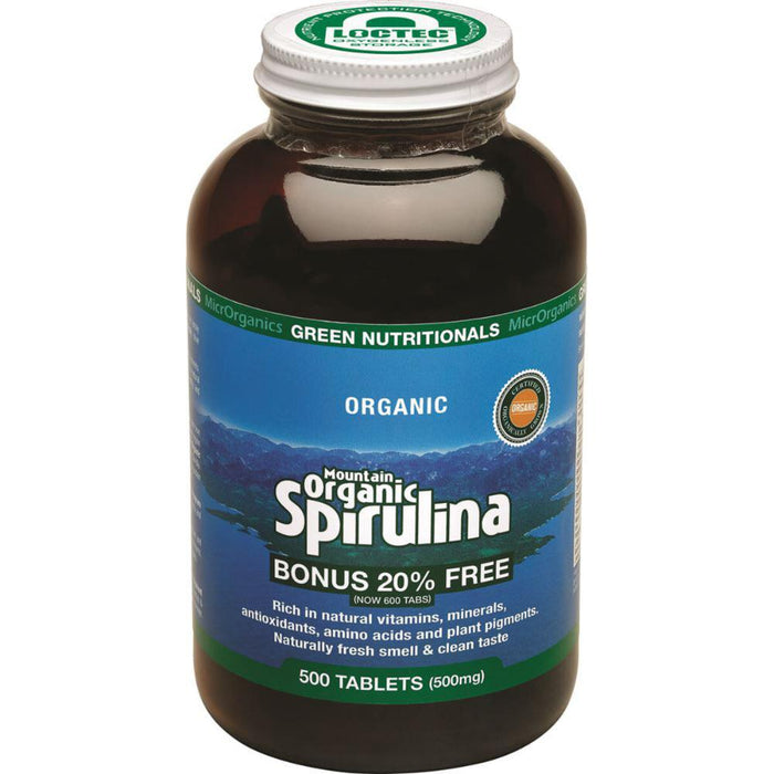 GREEN NUTRITIONALS Mountain Organic Spirulina