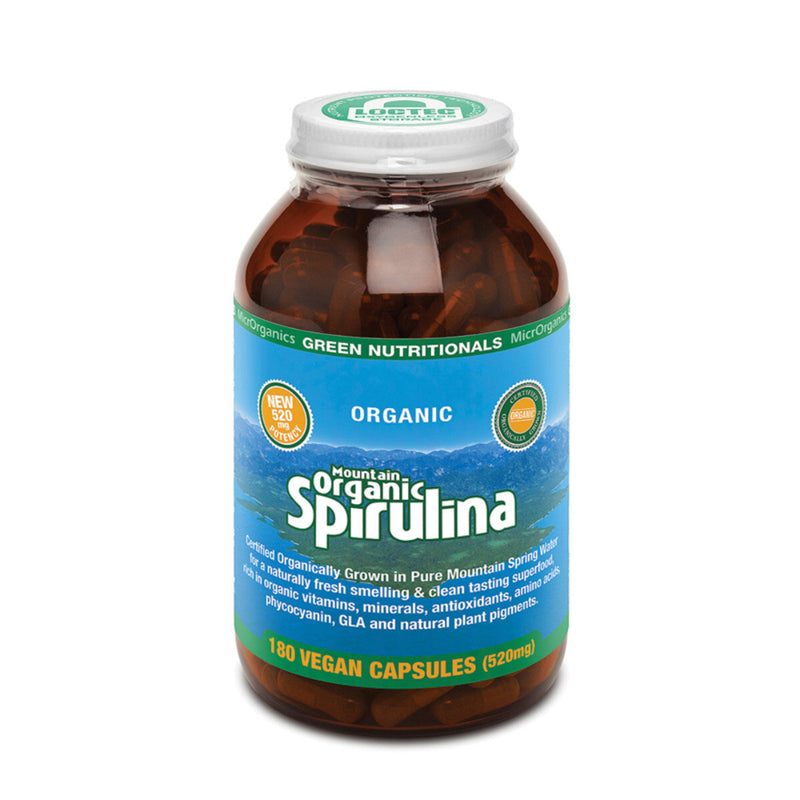 GREEN NUTRITIONALS Mountain Organic Spirulina