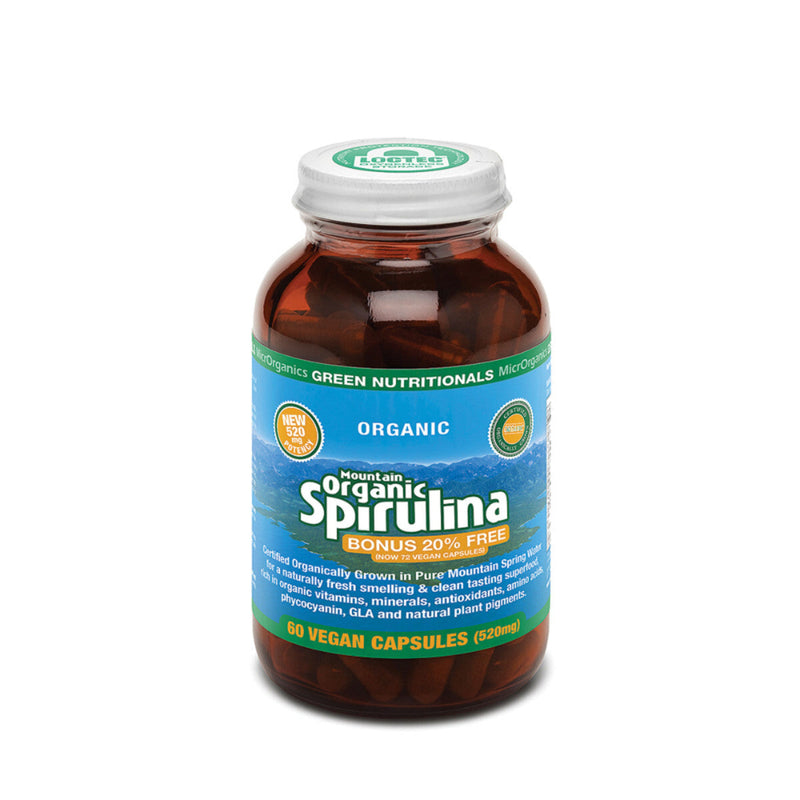 GREEN NUTRITIONALS Mountain Organic Spirulina