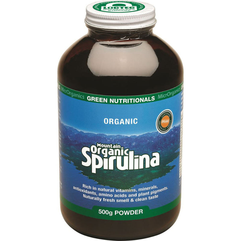 GREEN NUTRITIONALS Mountain Organic Spirulina