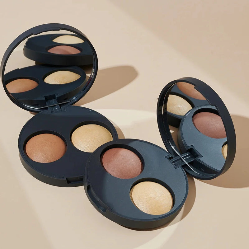 INIKA Baked Contour Duo Almond