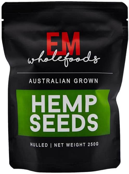 EM WHOLEFOODS Hemp Seeds Hulled Australian Grown