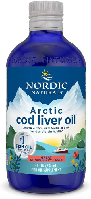 NN Arctic Cod Liver Oil Strawberry 8oz