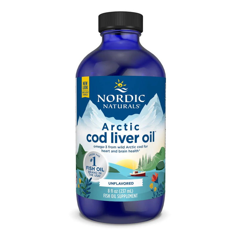 Nordic Naturals Artic Cod Liver Oil- Unflavored-8Oz