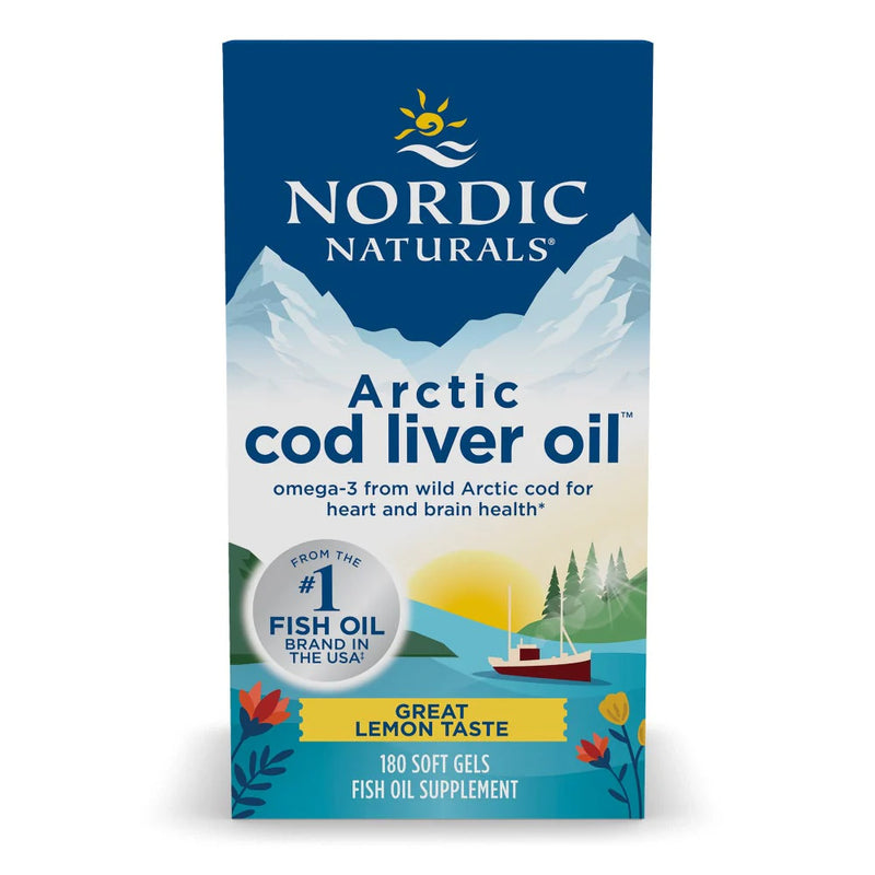 Nordic Naturals Artic Cod Liver Oil Soft Gels 180 Caps