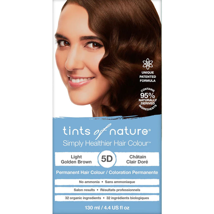 TINTS OF NATURE Permanent hair Colour 5D Light Golden Brown