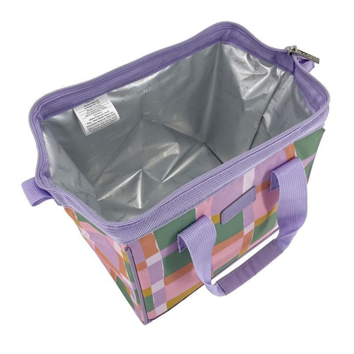 Sachi Insulated Lunch Bag Pastel Checks