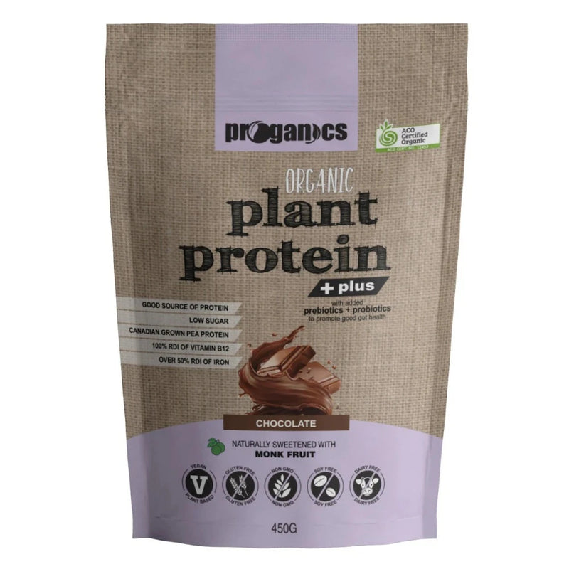 PROGANICS Palnt Protein Choc 450g