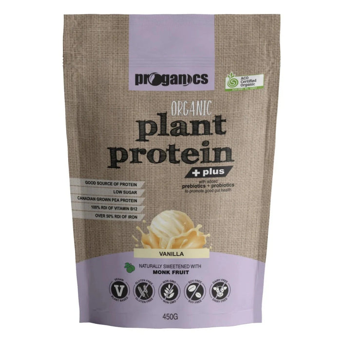 PROGANICS Palnt Protein Vanilla 450