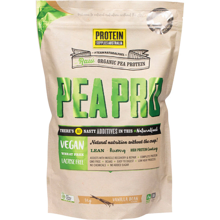 Protein Supplies Aust. Pea pro Vanilla Beans 1kg
