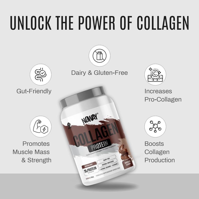 NOWAY Collagen Protein Chocolate 780g/30 serves