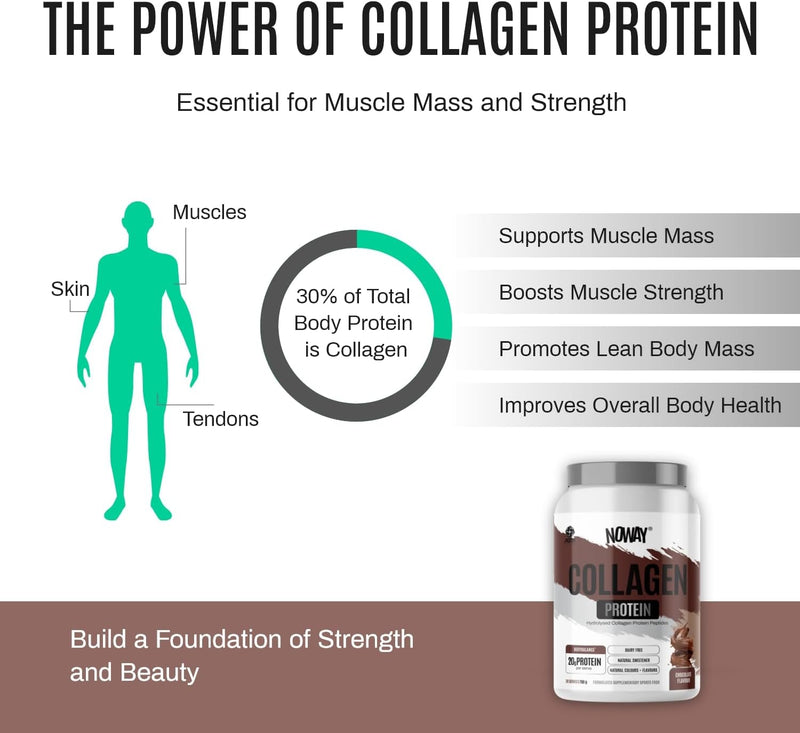 NOWAY Collagen Protein Chocolate 780g/30 serves