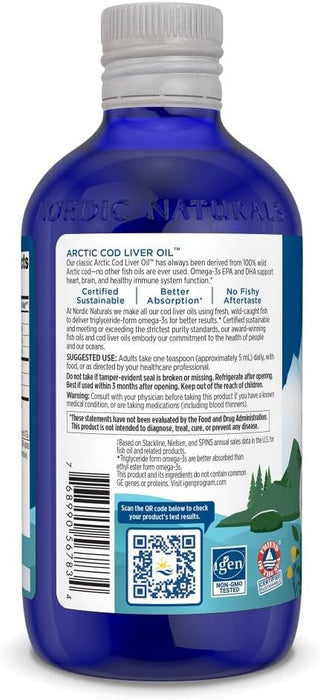 NN Arctic Cod Liver Oil Strawberry 8oz